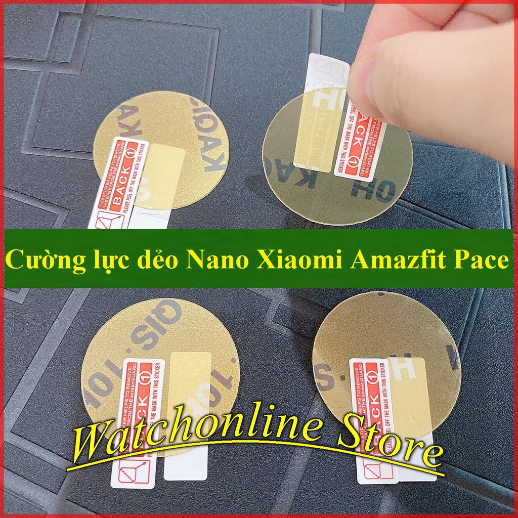 Cường lực dẻo nano bảo vệ mặt đồng hồ Xiaomi Amazfit Pace