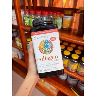 Viên uống Collagen Youtheory+ Biotin mỹ 390 viên