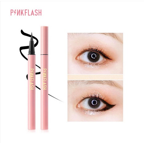 (Hàng Mới Về) Bút Kẻ Mắt Màu Đen Lâu Trôi Không Thấm Nước Pinkflash Ohmyline