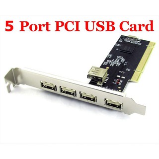 Card pci to usb, cắm khe pci ra 4 cổng usb 2.0