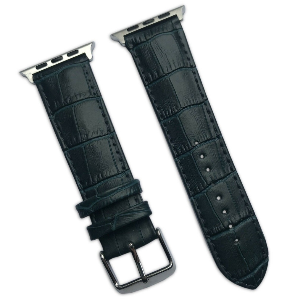 Dây Đeo Bằng Da Cho Đồng Hồ Thông Minh Apple Watch Series 7/6/5/4/3/2/1 SE 41mm 45mm