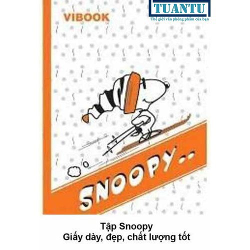 [Set 5 Cuốn] Tập học sinh - Vở học sinh - Vibook Snoopy - 96 Trang (ĐL 80gsm)