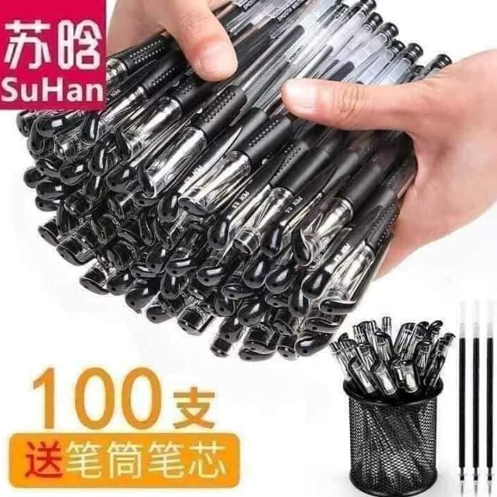 Bút bi nước văn phòng ngòi to  0,5mm mực trơn đều  nét chữ đẹp.