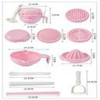 Bộ chế biến ăn dặm kiểu nhật 10 chi tiết cho bé