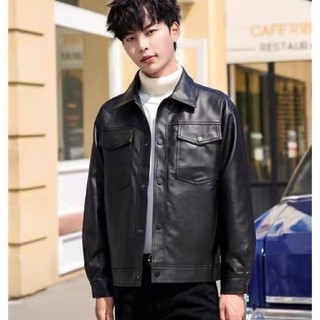 💥Hàng Siêu Cấp💥Áo khoác da cổ bẻ cực chất💥Được kiểm hàng