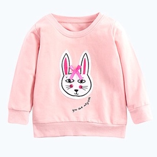 Mã C1013 áo dài tay da cá hình thỏ Bunny xinh yêu của Little Maven cho bé gái