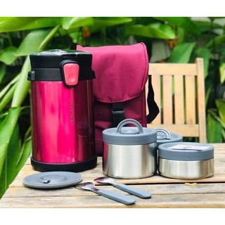 Hộp cơm giữ nhiệt Lock&Lock LHC8034 (2000ml) - Hộp đựng cơm giữ nhiệt thép không gỉ cao cấp
