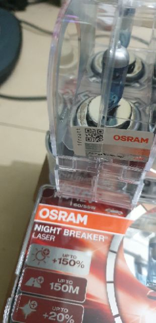 Bộ 2 bóng đèn chân H4 osram tăng sáng 150% sản xuất tại Đức