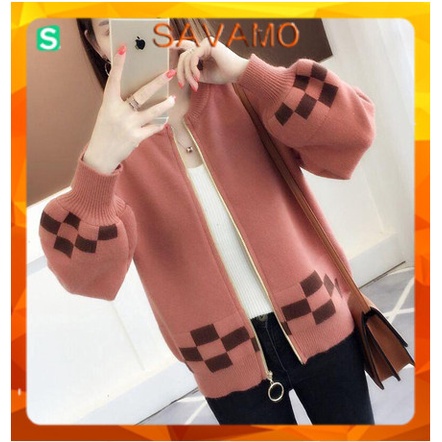 áo khoác len cadigan nữ thời trang cao cấp cá tính giá rẻ SAVAMO s29