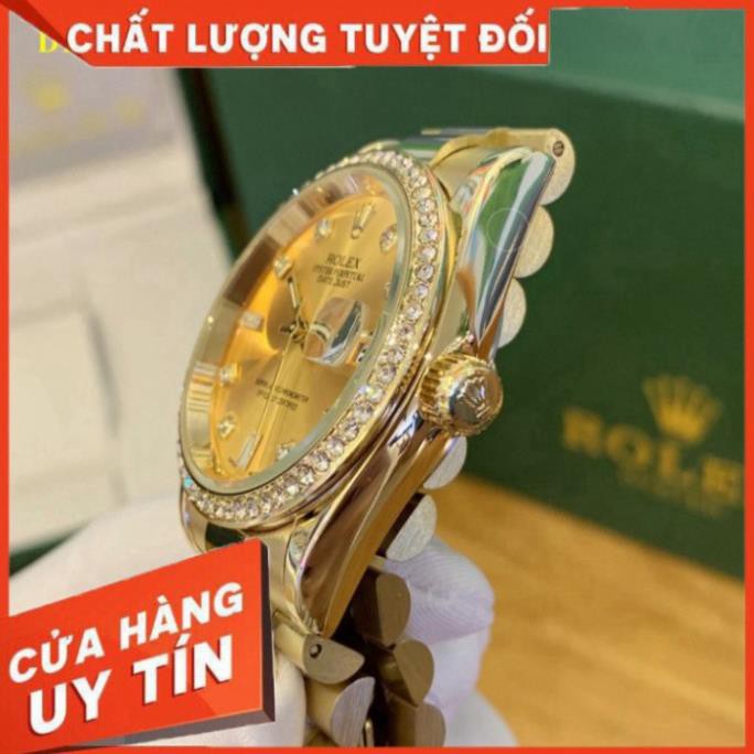 Đồng hồ nam ROLEX - hàng cao cấp -dây đúc đặc, không bay màu- Bảo hành 12 thán