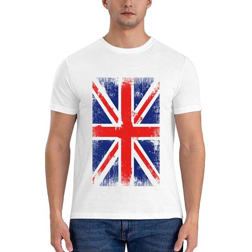 Vanes1 Áo Thun In Hình Cờ Nước Anh Liên Minh Jack UK Dành Cho Nam Nữ