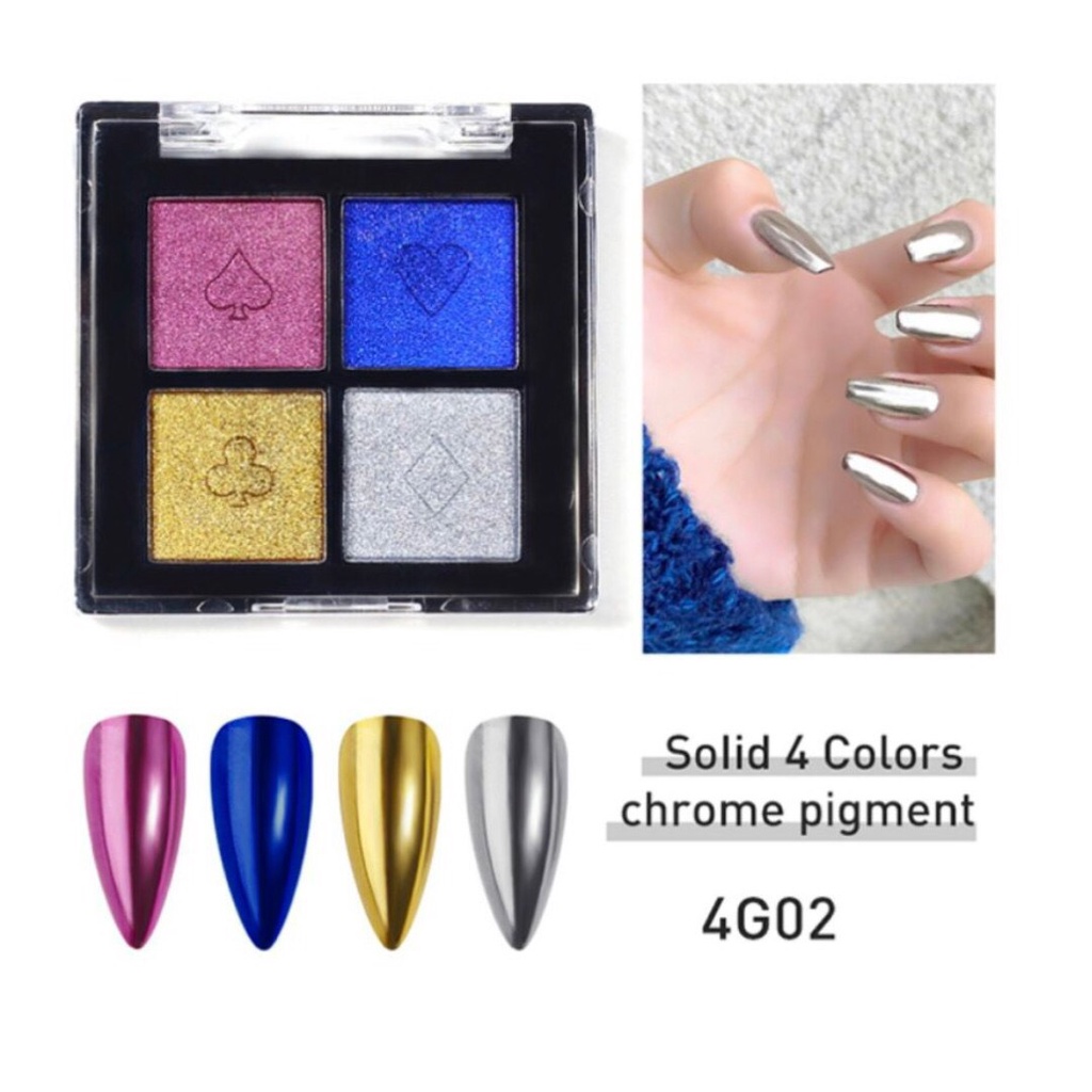 Tráng gương hộp 4 màu