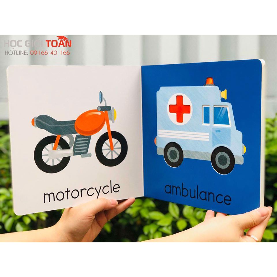 Sách :  Touch &amp; Feel Board Book Vehicles