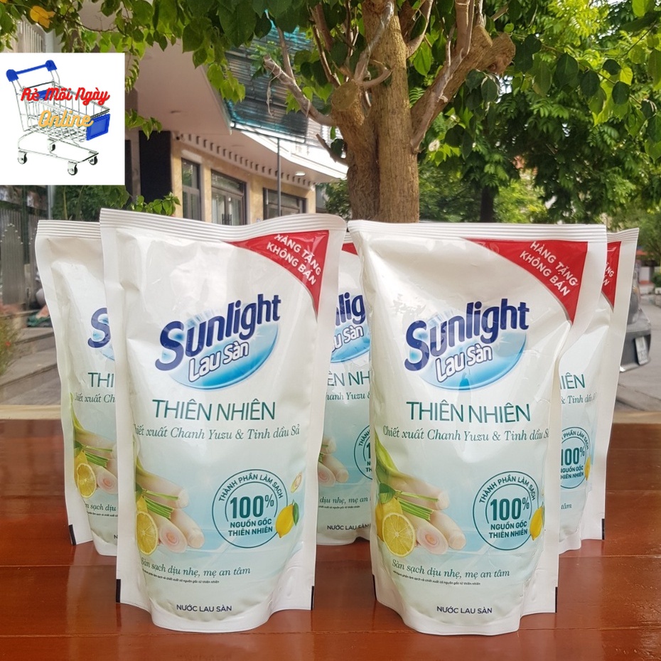 Túi Lau Sàn Sunlight Thiên Nhiên 700g (Hàng Km)