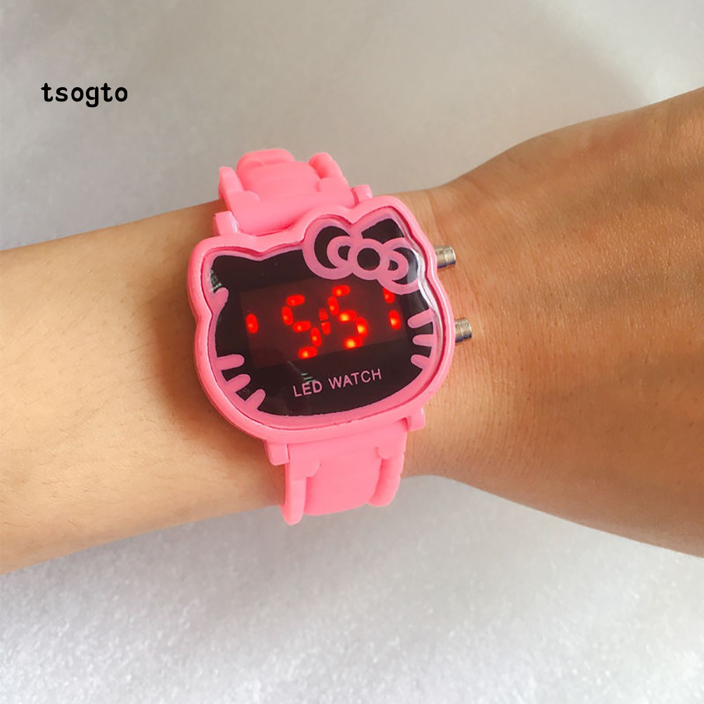 Đồng Hồ Điện Tử Có Đèn Led Dạ Quang Cho Bé Gái | BigBuy360 - bigbuy360.vn