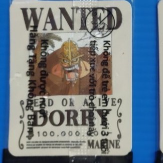 [Một Thẻ ] Thẻ Toonies One piece Nguyên bản wanted P2