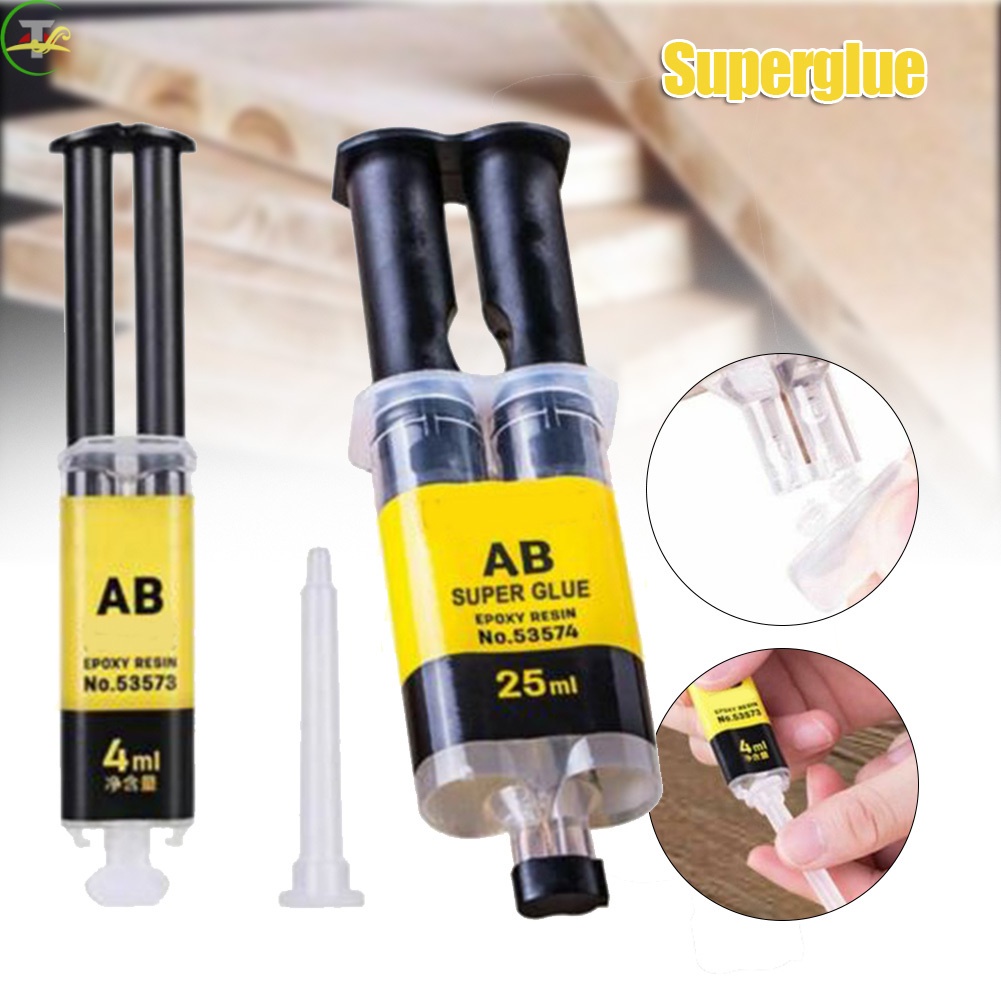 Keo Dán Nhựa Epoxy AB 25/4ml Dùng Để Sửa Chữa Đồ Gốm Sứ Thủy Tinh