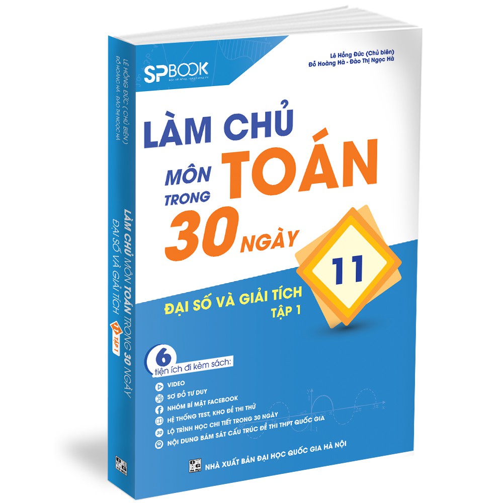 Sách - Làm chủ môn Toán trong 30 ngày - Đại số và giải tích 11 - Tập 1