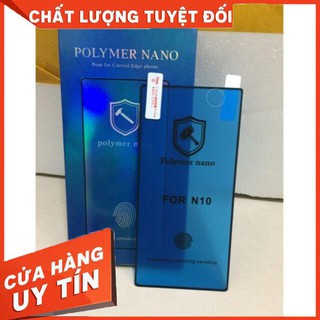 Miếng dán dẻo full màn cho Samsung Note 20 , Note 20 Ultra/ Note 10/ Note 10 Plus/ Note 9 Polymer Nano chống vân tay