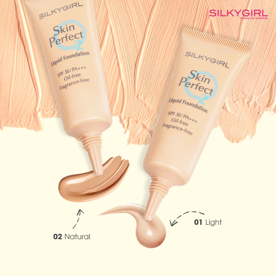 Kem Nền Dạng Lỏng Silkygirl Skin Perfect Liquid Foundation SPF30/PA+++ 25ml