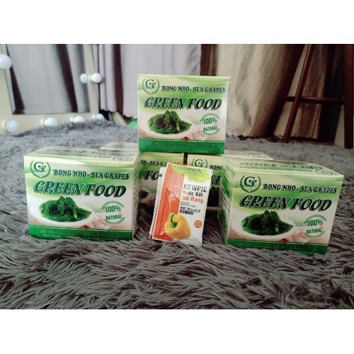 [NGOT10PTT][Rẻ Vô Địch] 1 gói Rong nho Green Food cao cấp nở ra rong nho tươi Organic Hàng công ty check | BigBuy360 - bigbuy360.vn