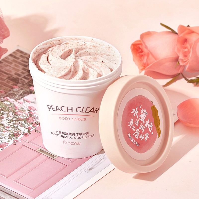 🌈🍑🍭 Kem Tẩy Tế Bào Chết Toàn Thân Peach Clear Body Scrub, Dưỡng Da Trắng Sáng, Giảm Thâm Sạm - Y306 | WebRaoVat - webraovat.net.vn