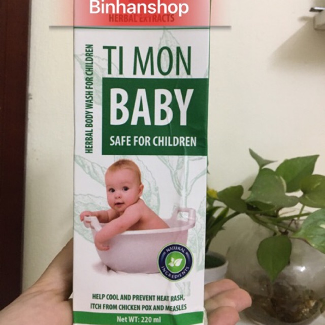 Nước tắm thảo dược BABY