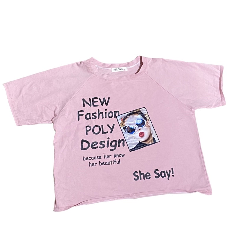 Pass Thanh Lý Áo Thun Croptop Tay Lỡ Hiệu Hàng Thái Lan Vải Xịn