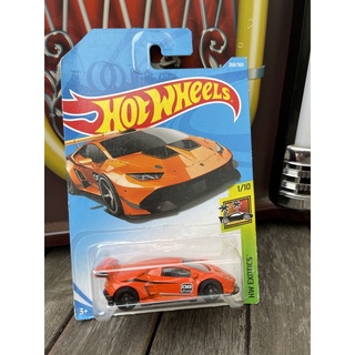 Xe mô hình đồ chơi cơ bản Hotwheels 1:64 - Lamborghini Huracan LP 620-2 Super Trofeo (cam)