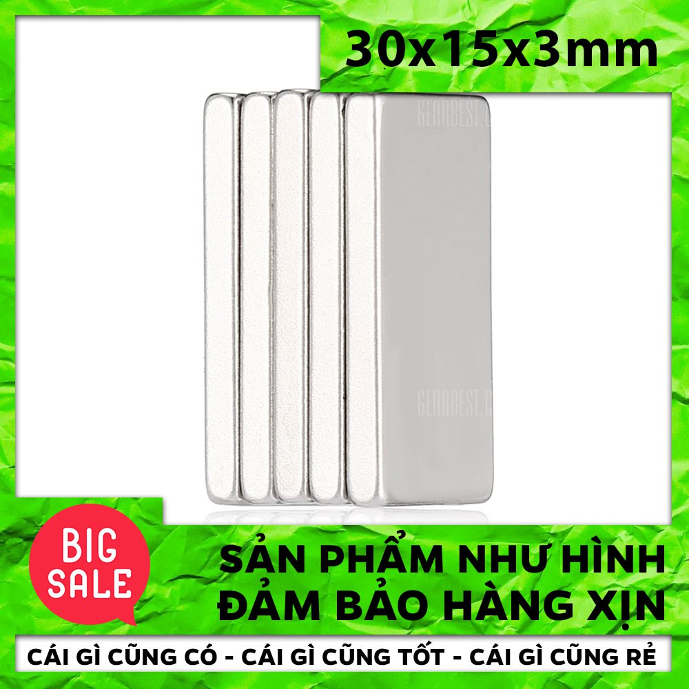 Đồ chơi đạo cụ ảo thuật cận cảnh thần kỳ: Nam châm F 30 x 15 x 3