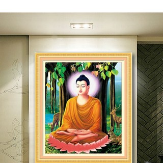 Tranh Thêu Chữ Thập Phật Thích Ca A1104 41x48cm, chưa thêu