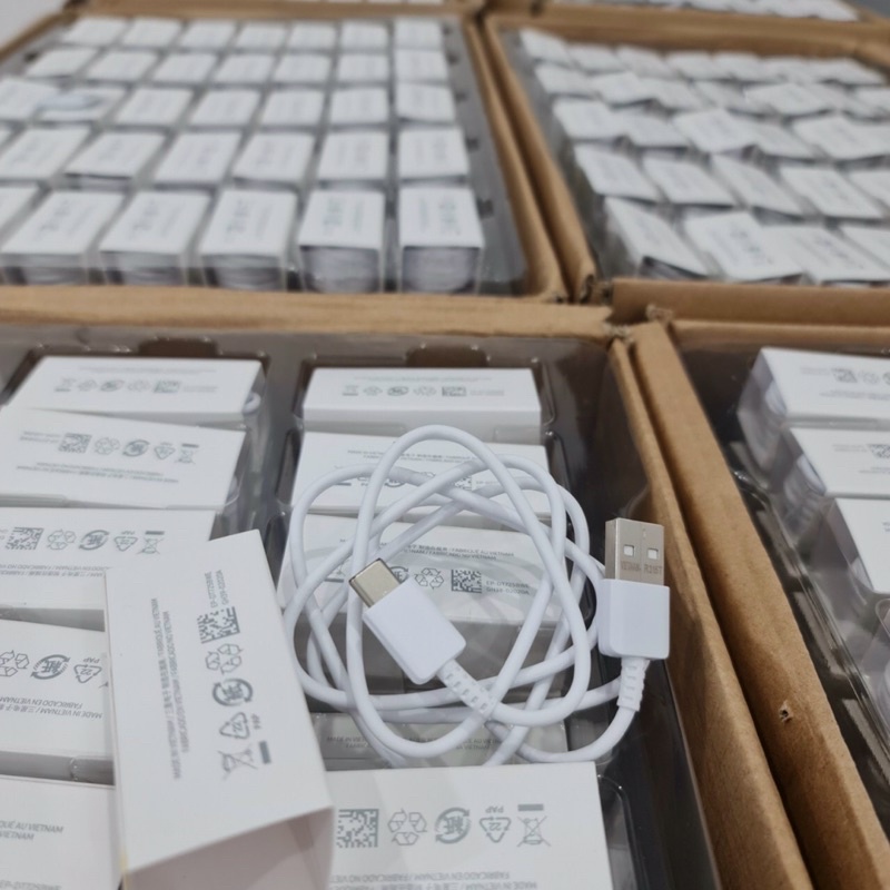 Combo Bộ Củ Cục Sạc Và Dây Cáp Sạc Nhanh Samsung Type C 15W Dùng Cho A8/A9/A20/A30/A50/A51/M20/M30/M40/M50/S10/