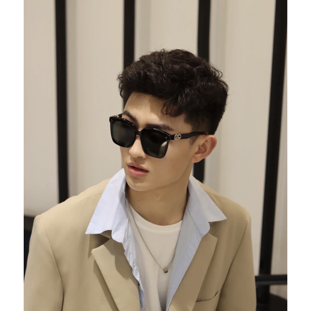 Kính Mát Gọng Vuông Màu Đen Size Lớn 01 - GM Jentle Garden