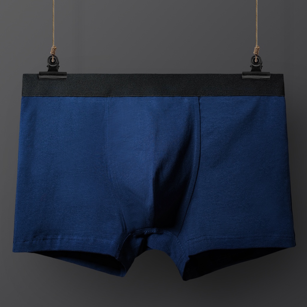 Quần Lót Boxer Cotton Màu Sắc Đơn Giản Thời Trang Cho Nam