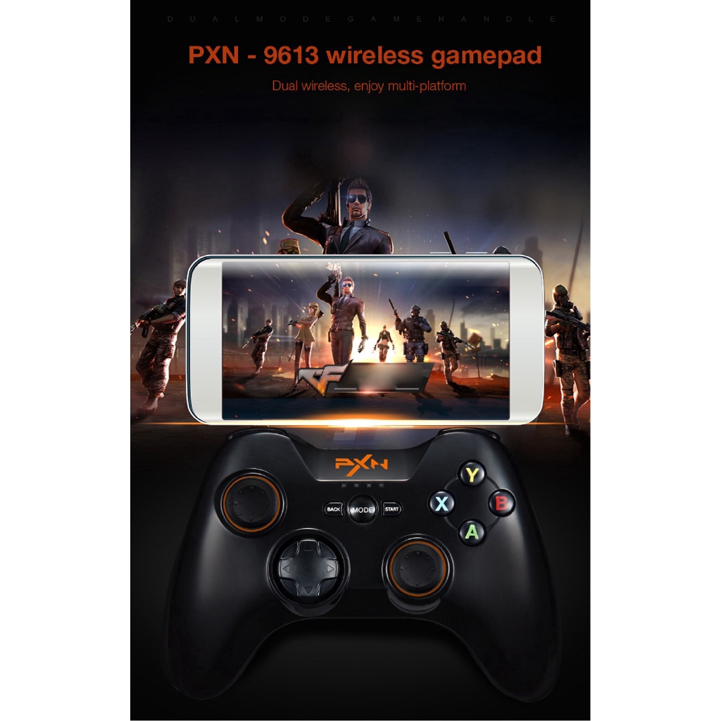 Tay cầm chơi game PXN-9613 kết nối bluetooth chất lượng cao cho PC/máy tính bảng/Android/TV Box