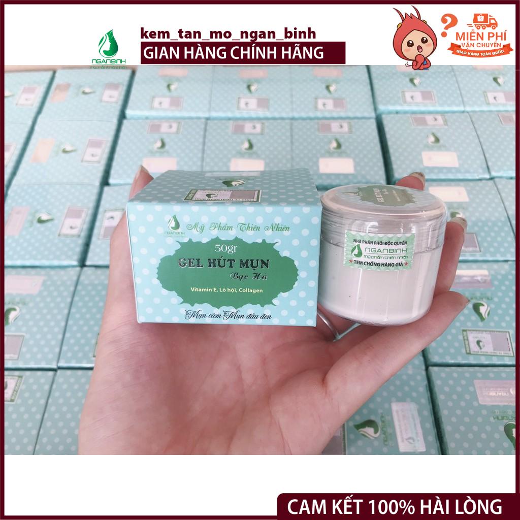 Gel hút mụn bạc hà, gel lột mụn Ngân Bình chính hãng .