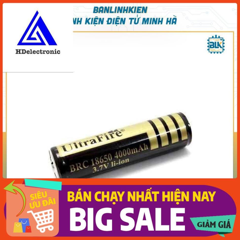 Pin Cell laptop UltraFire 18650 4000mAH 3.7V (1 Viên) Loại rẻ TP