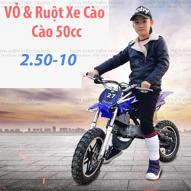 Vỏ Và Ruột Xe Cào Cào 50cc Thông Số 2.50-10