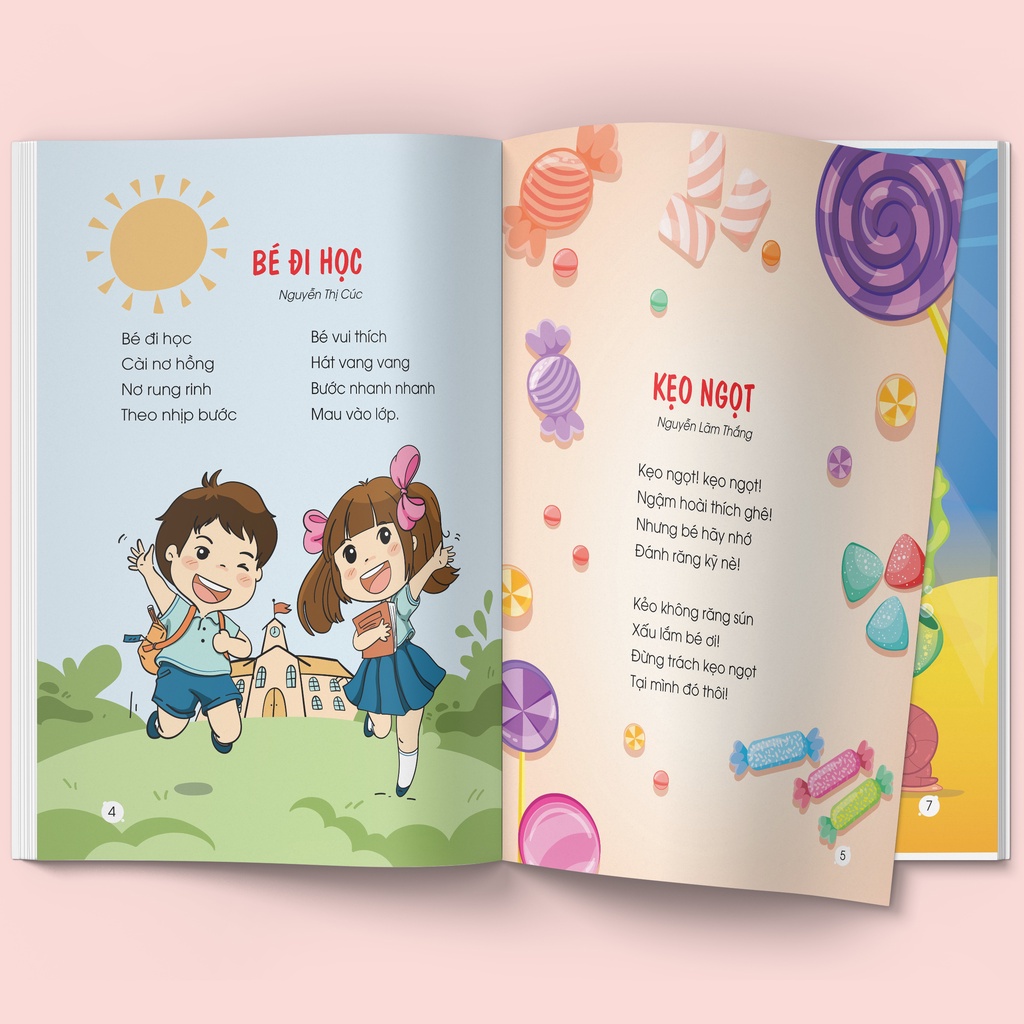 Sách Tuyển tập Thơ hay cho Trẻ mầm non
