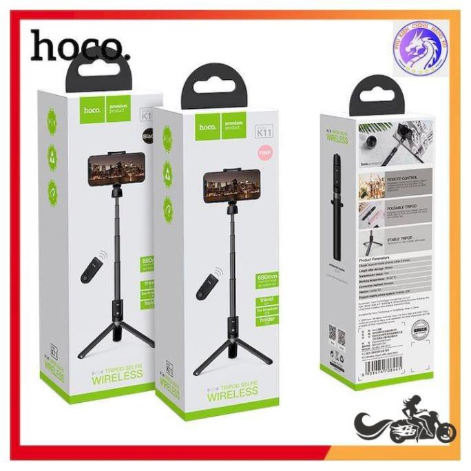 Gậy chụp hình Bluetooth chính hãng hoco k11 3 chân