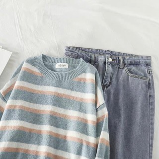 [ ORDER ] Set áo len + quần jean ulzzang