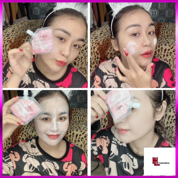 Ủ Trắng CC Cover Nano 10Xskin Giúp Da Trắng Mịn [HL - Cosmetics] | BigBuy360 - bigbuy360.vn