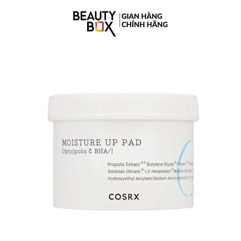 Pad Làm Sạch Tế Bào Chết Da COSRX One Step Moisture Up Pad 135ml(01/09/2023)