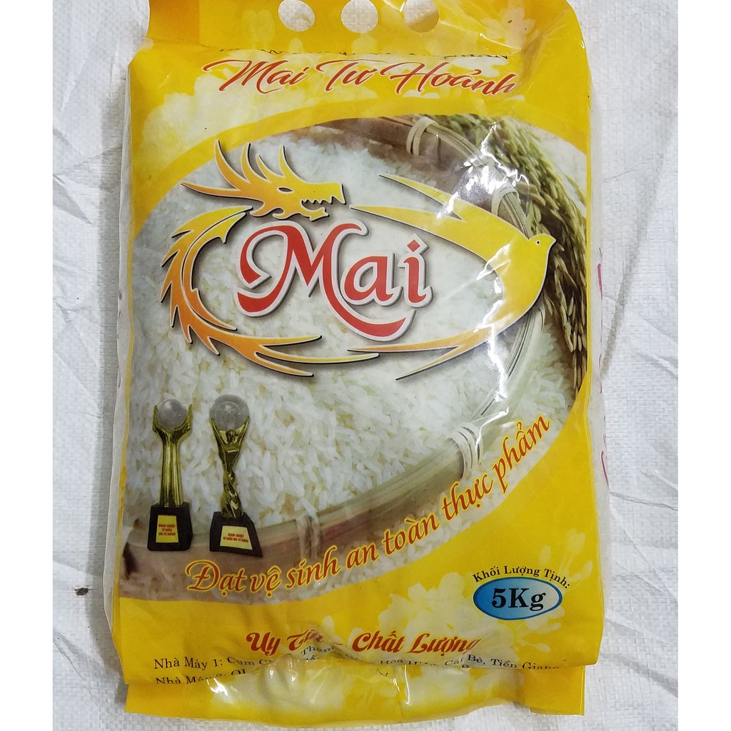 Gạo Thơm Mai Vàng túi 5kg