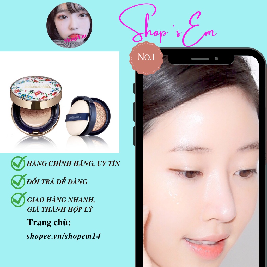 Phấn nước Estee Lauder x shushutong 6g, che phủ khuyết điểm tốt, chống nắng, chống oxy hóa hiệu quả, dưỡng ẩm tốt