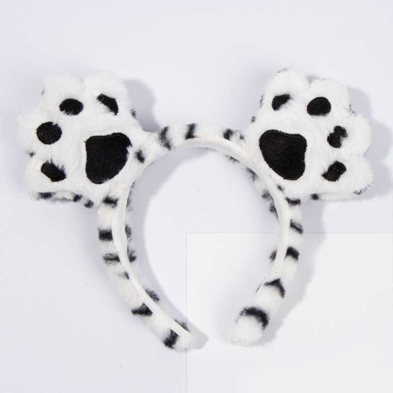 Flgo Băng Đô Cài Tóc Hình Tai Hổ Hoạt Hình Bằng Vải Lông Làm Đạo Cụ Chụp Ảnh Halloween