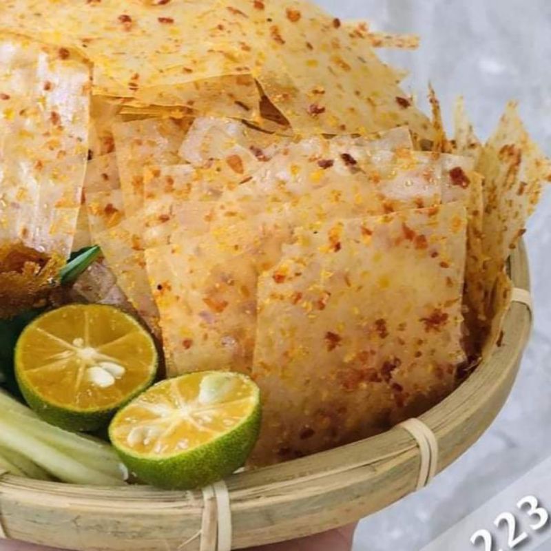 BÁNH TRÁNG TRỘN BƠ TỎI.