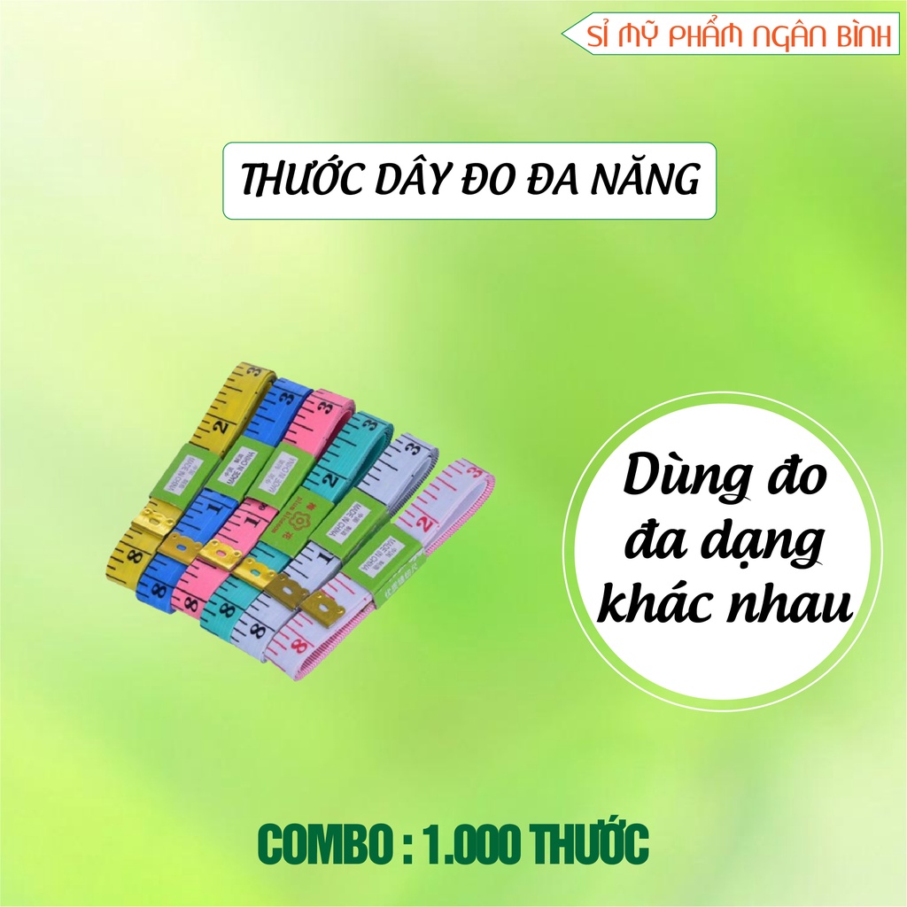 Combo 1000 thước dây đo, thước may đo, đo chiều cao vòng hông mông đùi... mới cập nhập hàng mẫu mới Ngân Bình