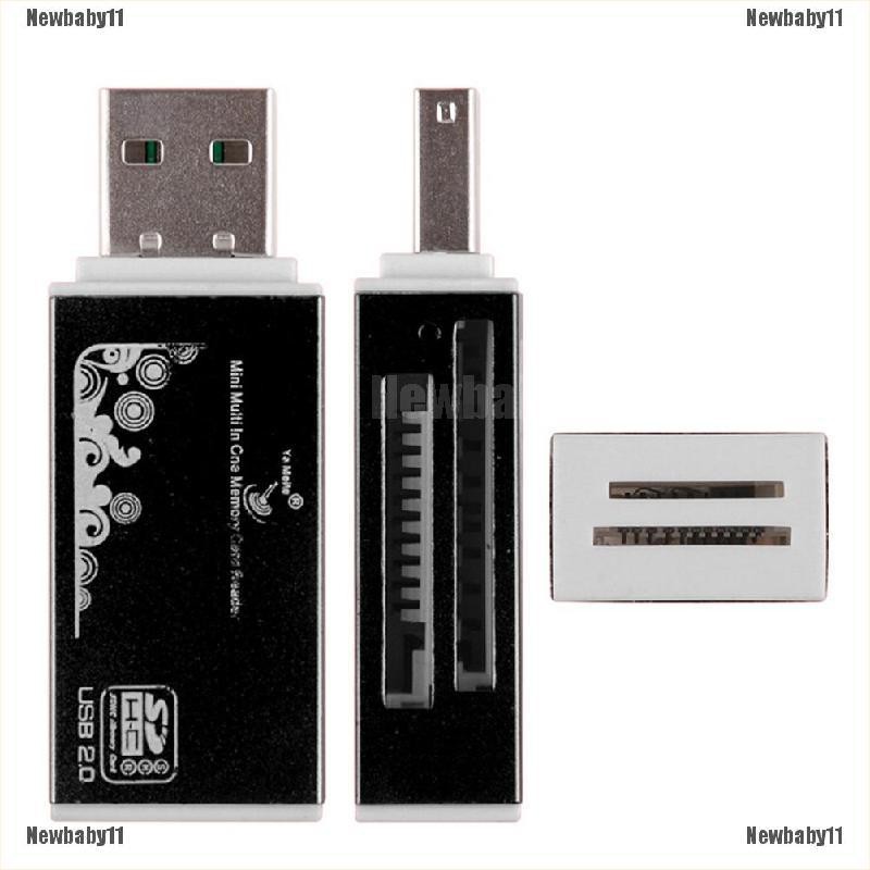 Đầu đọc thẻ nhớ Micro Sd Sdhc Tf M2 Mmc Ms Pro Duo All 1 Usb 2.0 chất lượng cao | BigBuy360 - bigbuy360.vn