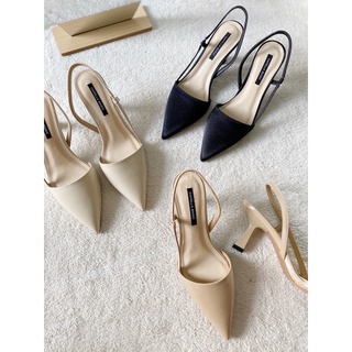 Giày slingback mũi nhọn (ẢNH THẬT SHOP CHỤP TRÊN NỀN)